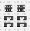 BORG & BECK BBK1485 Accessory Kit, disc brake pads